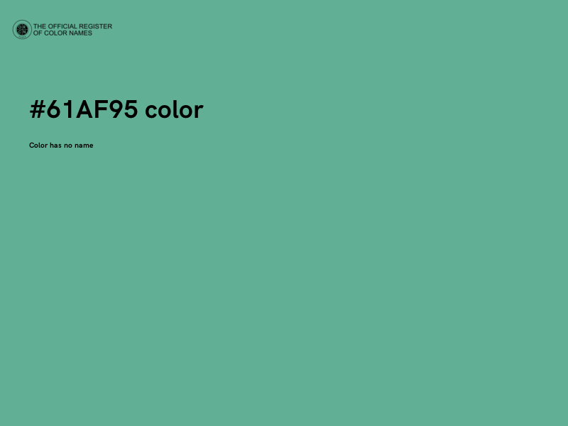 #61AF95 color image