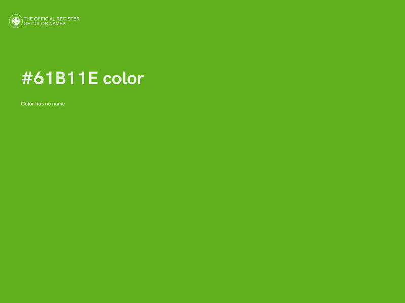 #61B11E color image