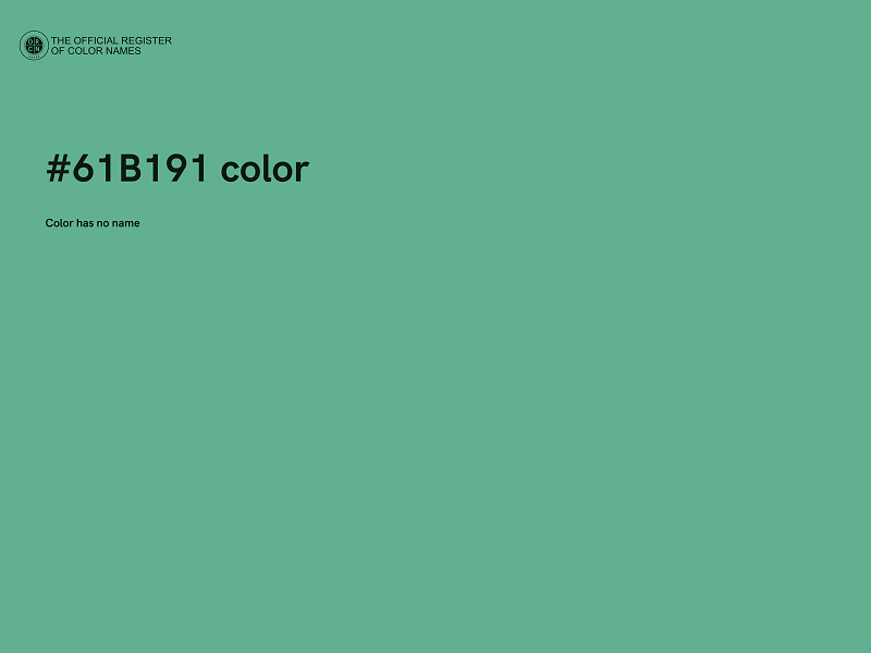 #61B191 color image