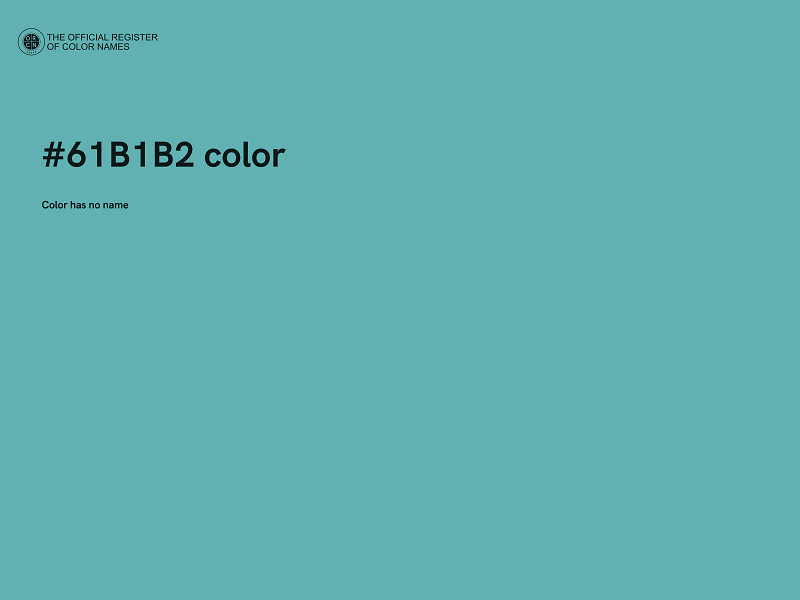 #61B1B2 color image