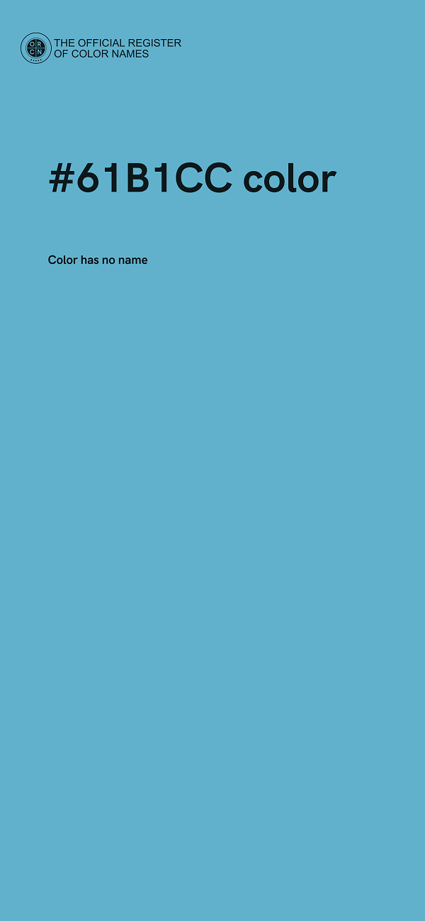 #61B1CC color image