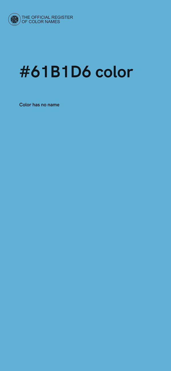 #61B1D6 color image