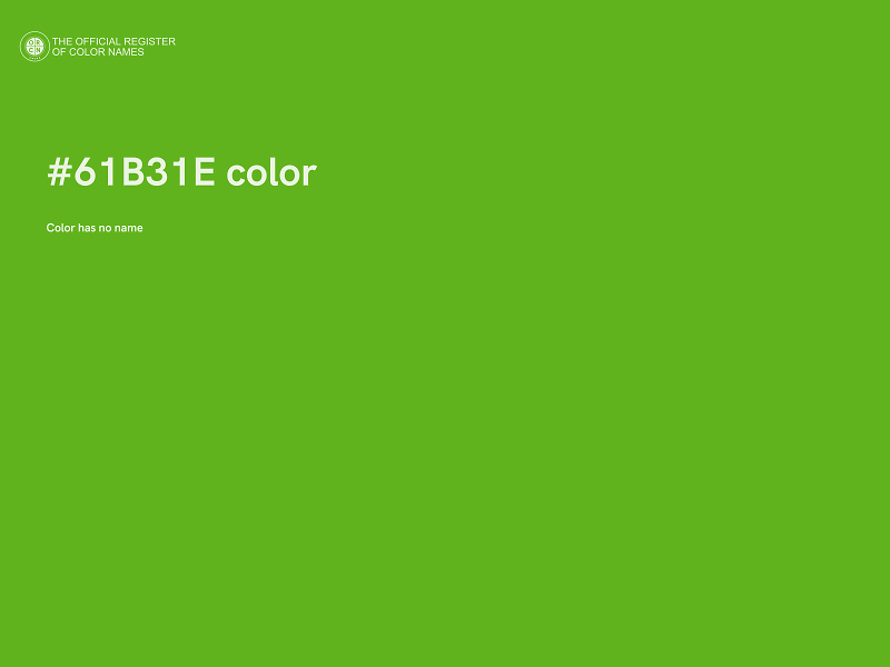#61B31E color image