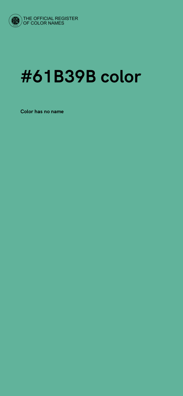 #61B39B color image