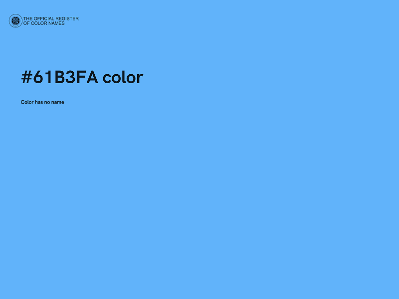 #61B3FA color image