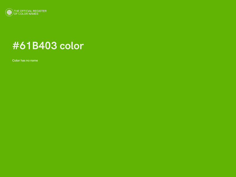 #61B403 color image