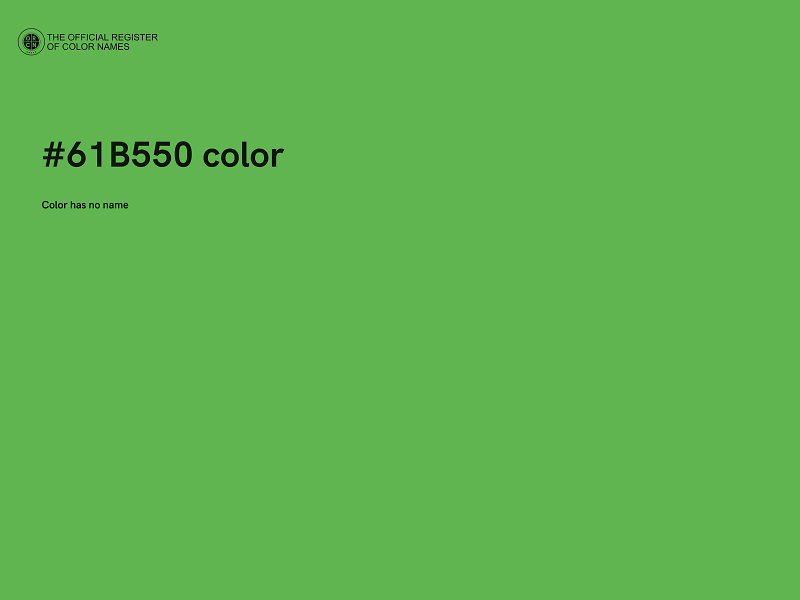 #61B550 color image