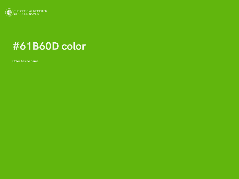 #61B60D color image