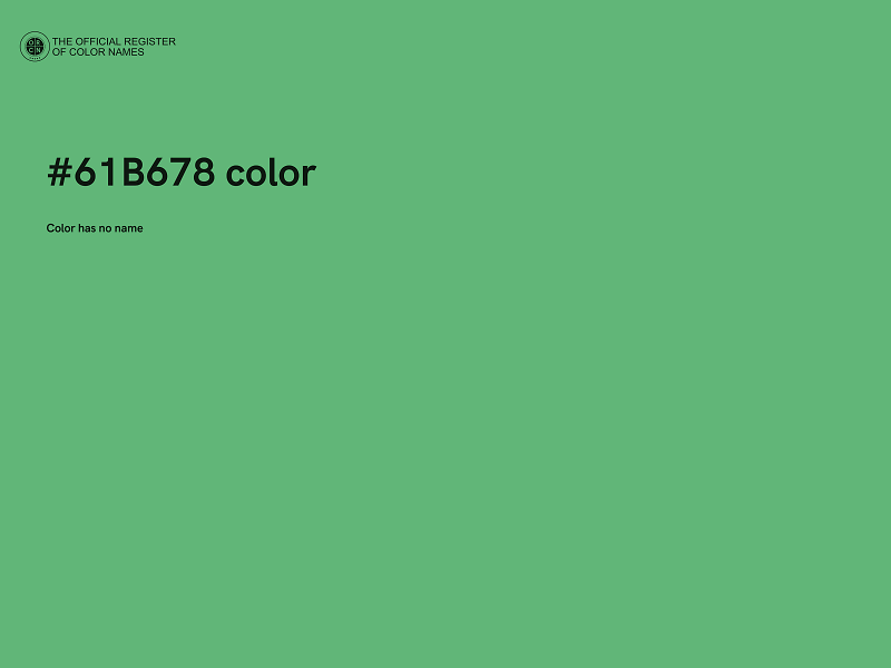 #61B678 color image