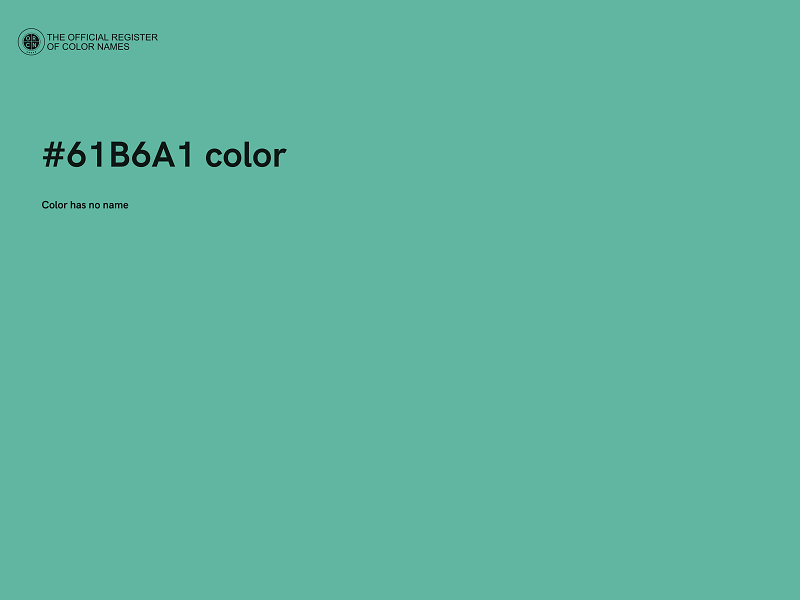 #61B6A1 color image