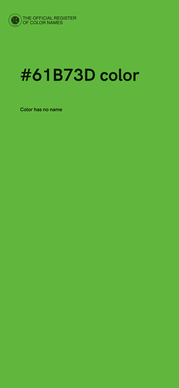 #61B73D color image