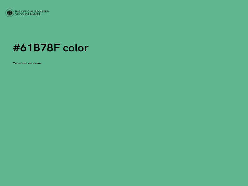 #61B78F color image
