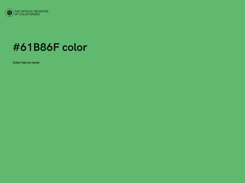 #61B86F color image