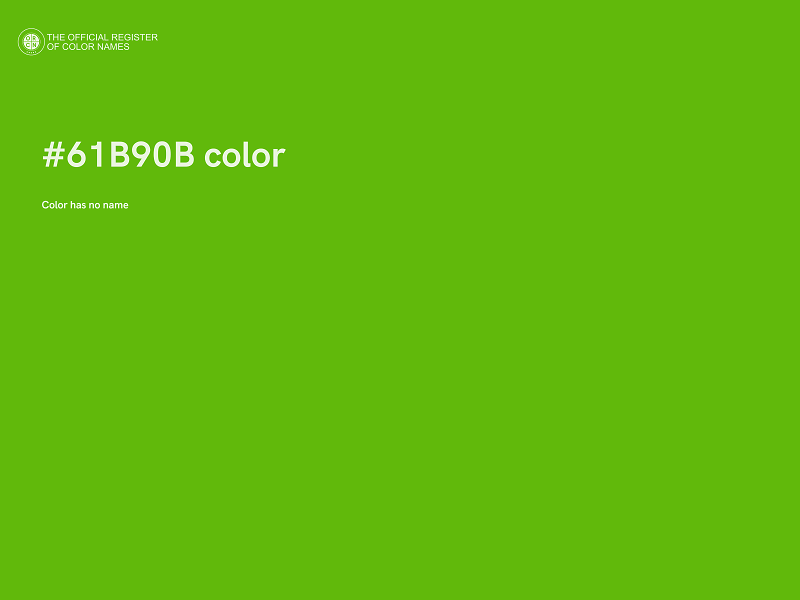 #61B90B color image