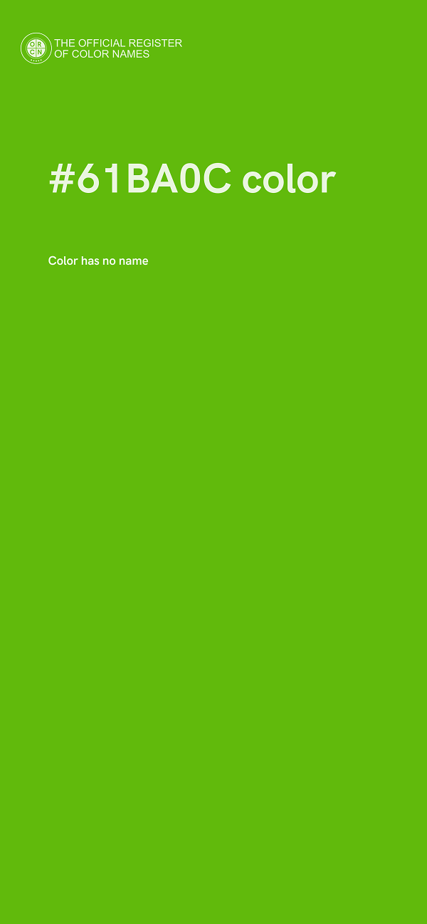 #61BA0C color image