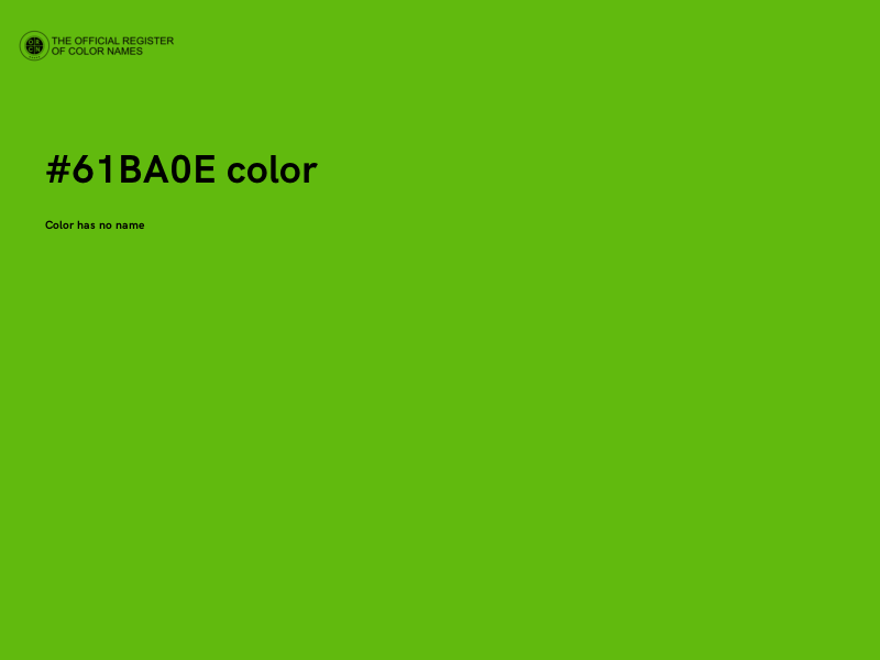 #61BA0E color image