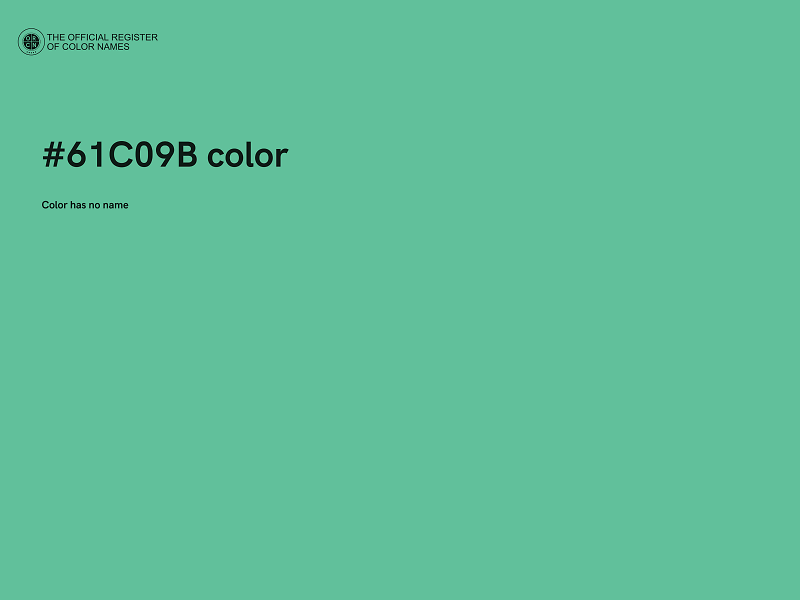 #61C09B color image
