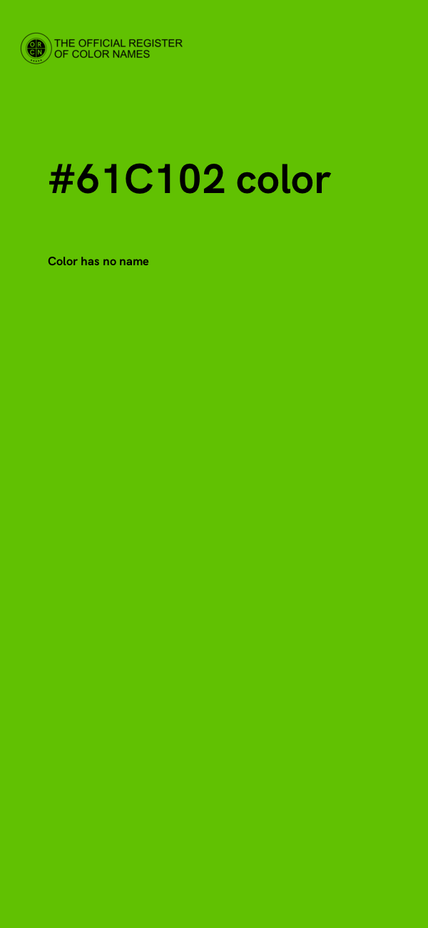 #61C102 color image