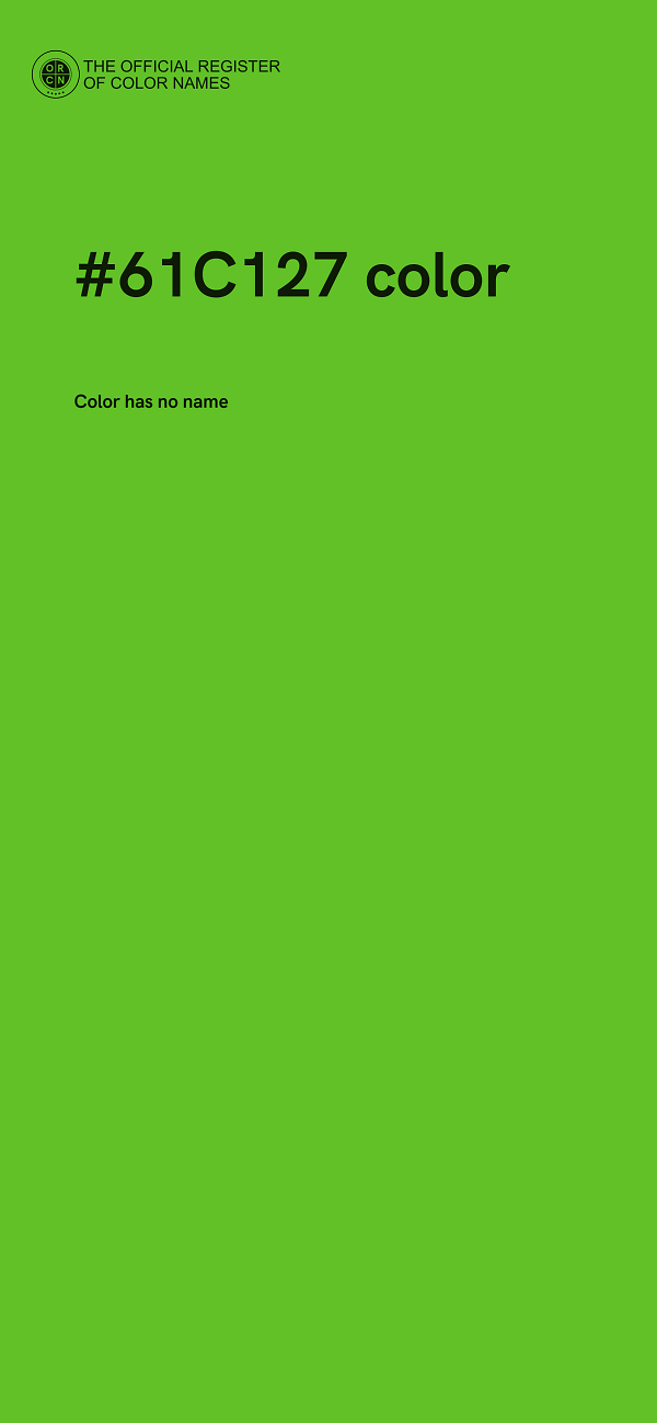 #61C127 color image