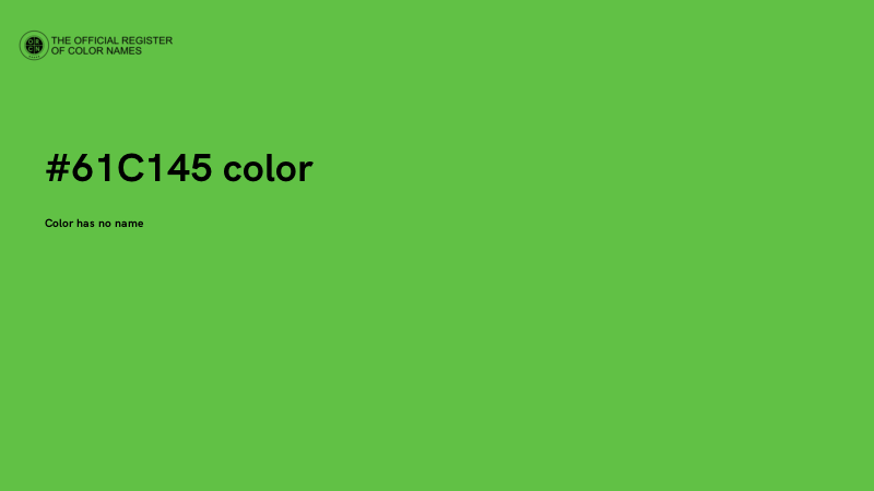 #61C145 color image