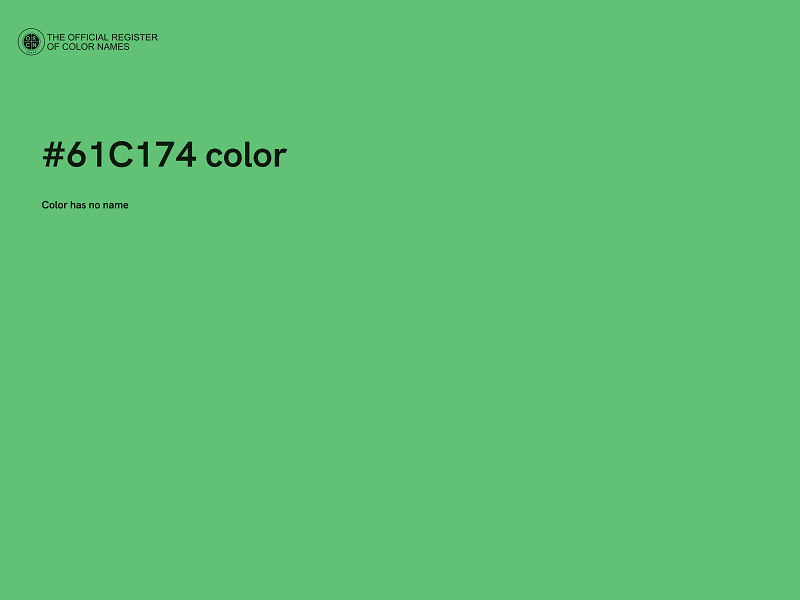 #61C174 color image