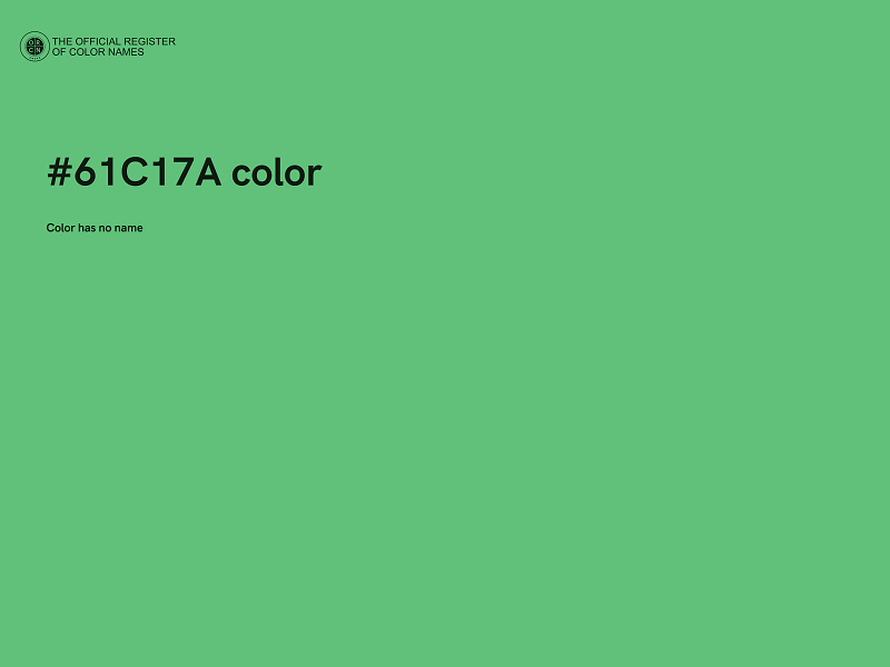 #61C17A color image