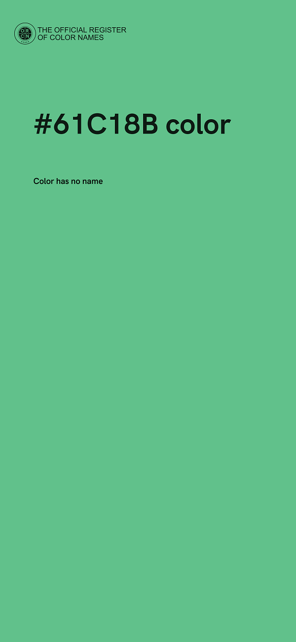 #61C18B color image