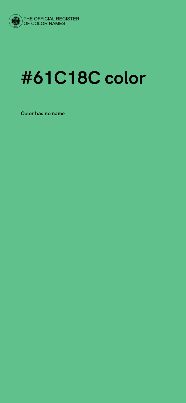 #61C18C color image