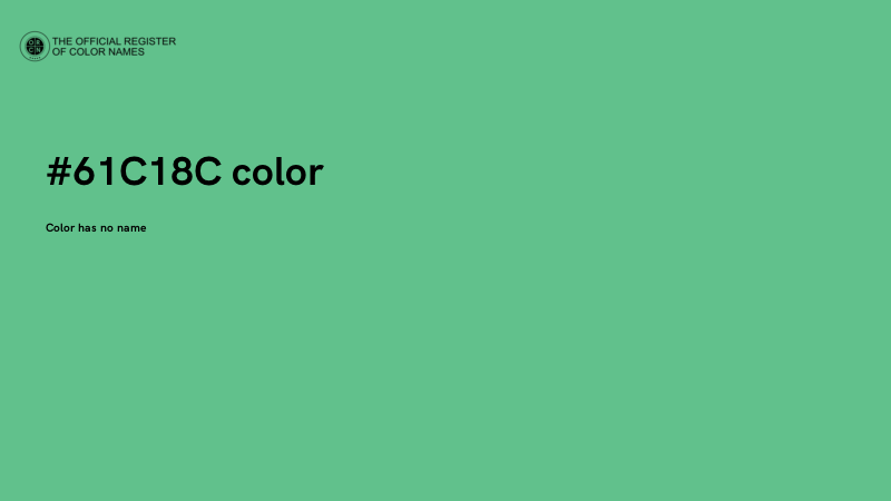 #61C18C color image