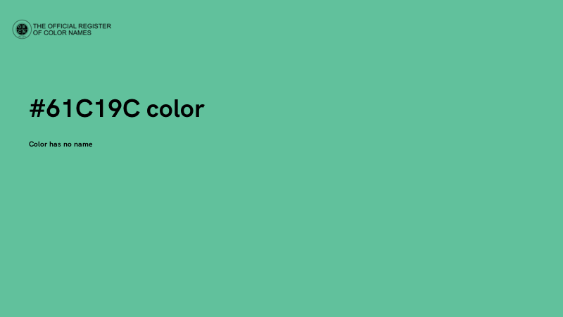 #61C19C color image