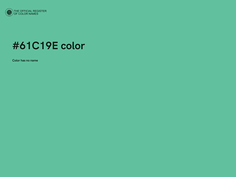 #61C19E color image