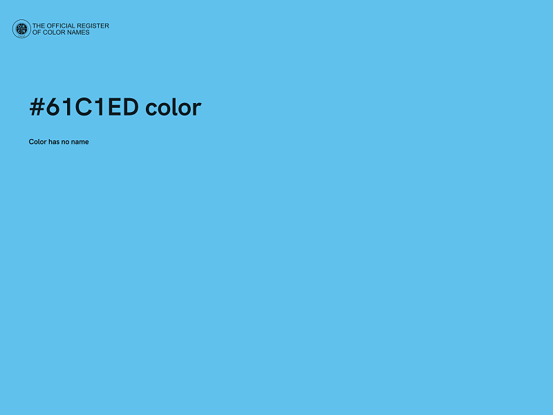 #61C1ED color image