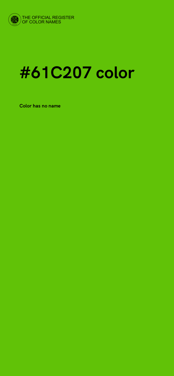 #61C207 color image