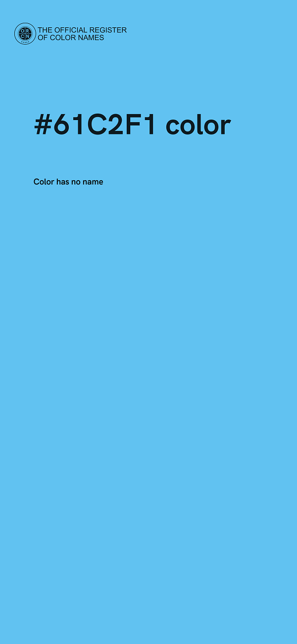 #61C2F1 color image