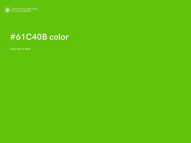 #61C40B color image