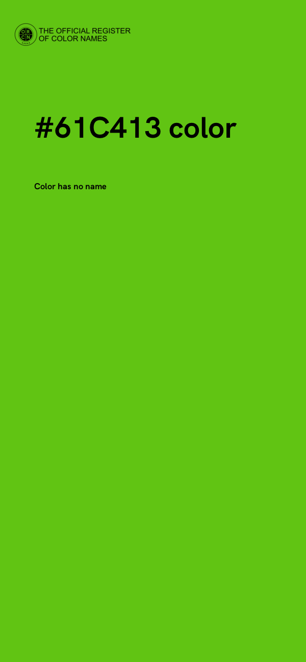 #61C413 color image