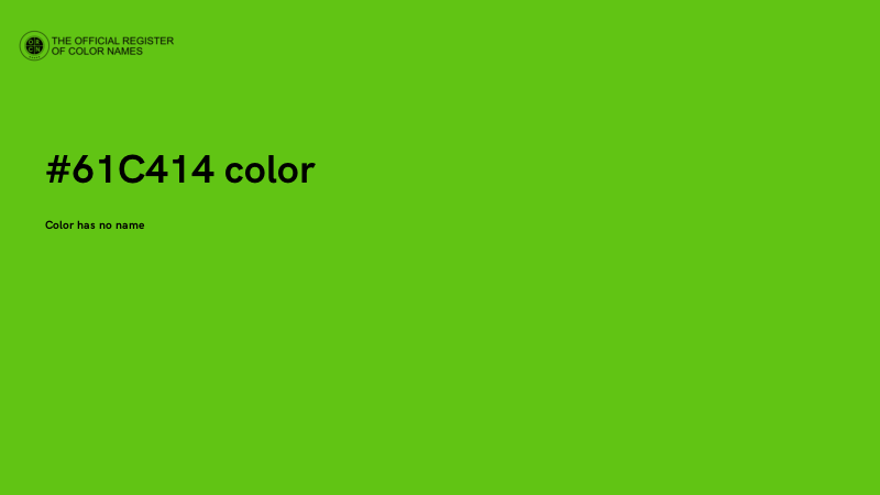 #61C414 color image