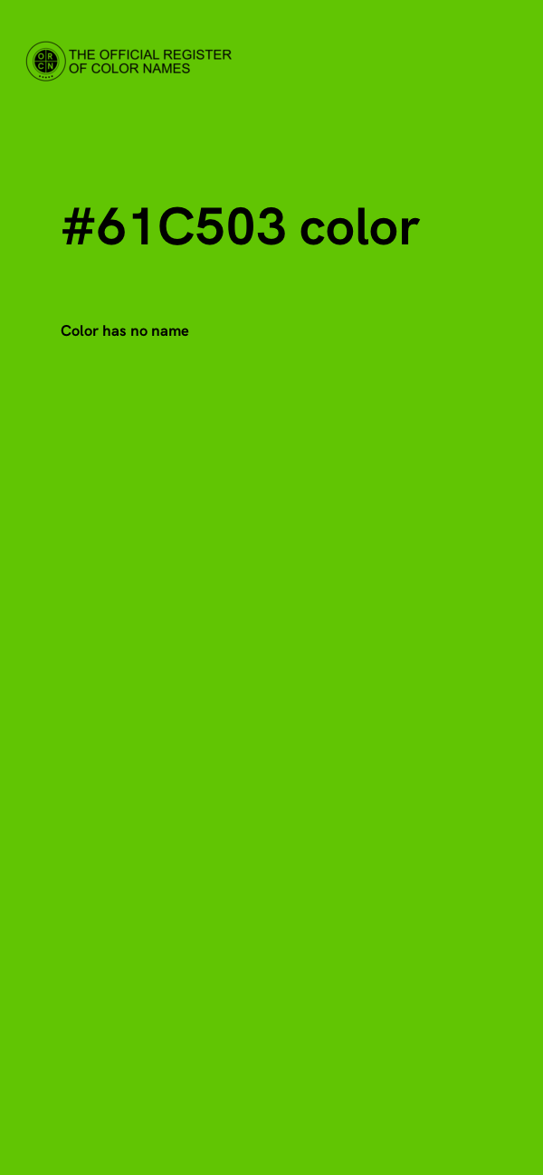 #61C503 color image