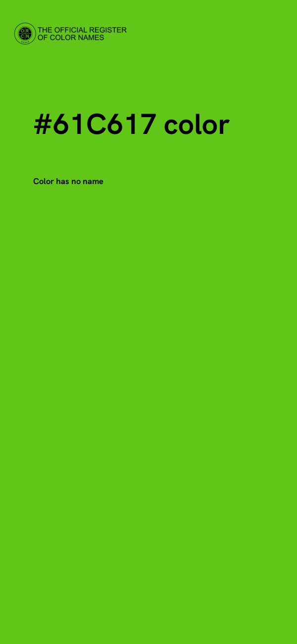 #61C617 color image