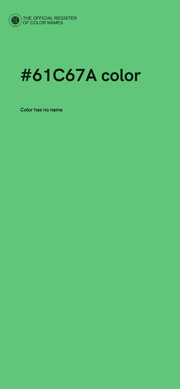 #61C67A color image