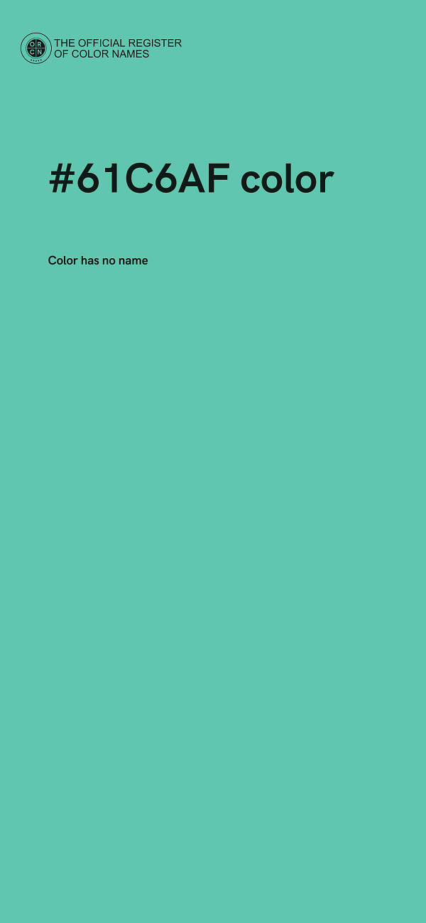 #61C6AF color image