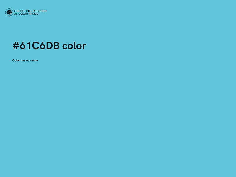 #61C6DB color image