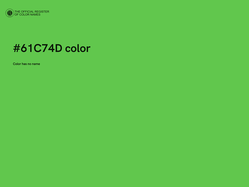 #61C74D color image