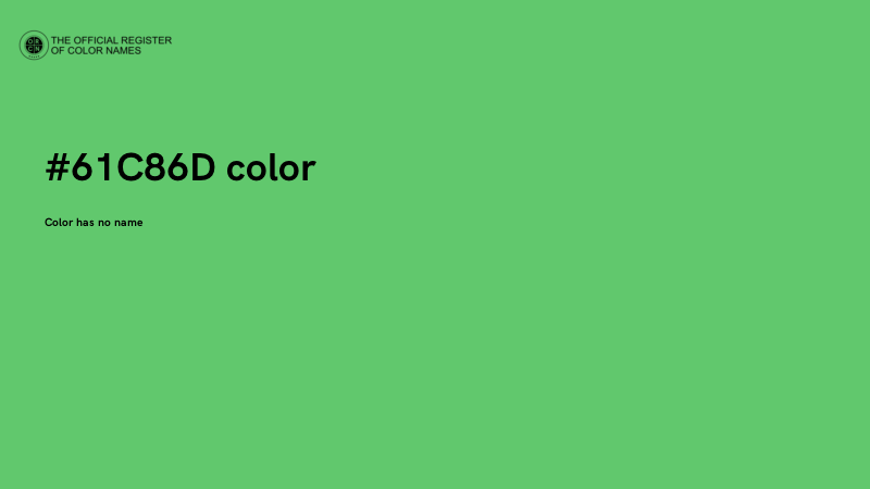 #61C86D color image