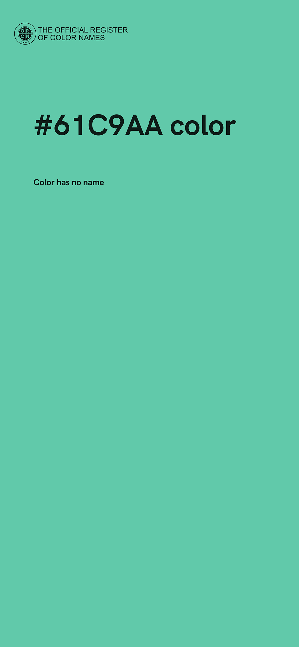#61C9AA color image