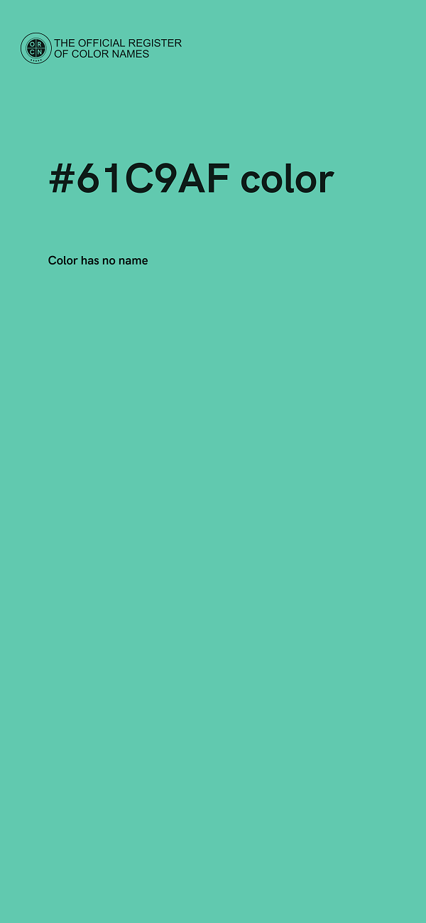 #61C9AF color image