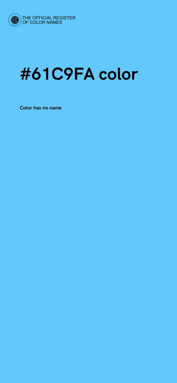 #61C9FA color image