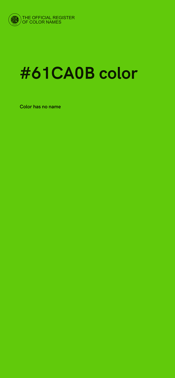 #61CA0B color image