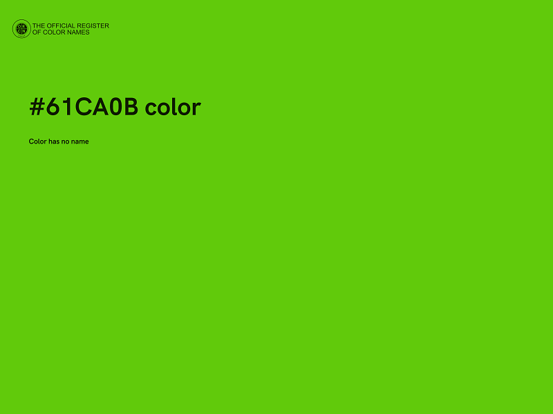 #61CA0B color image