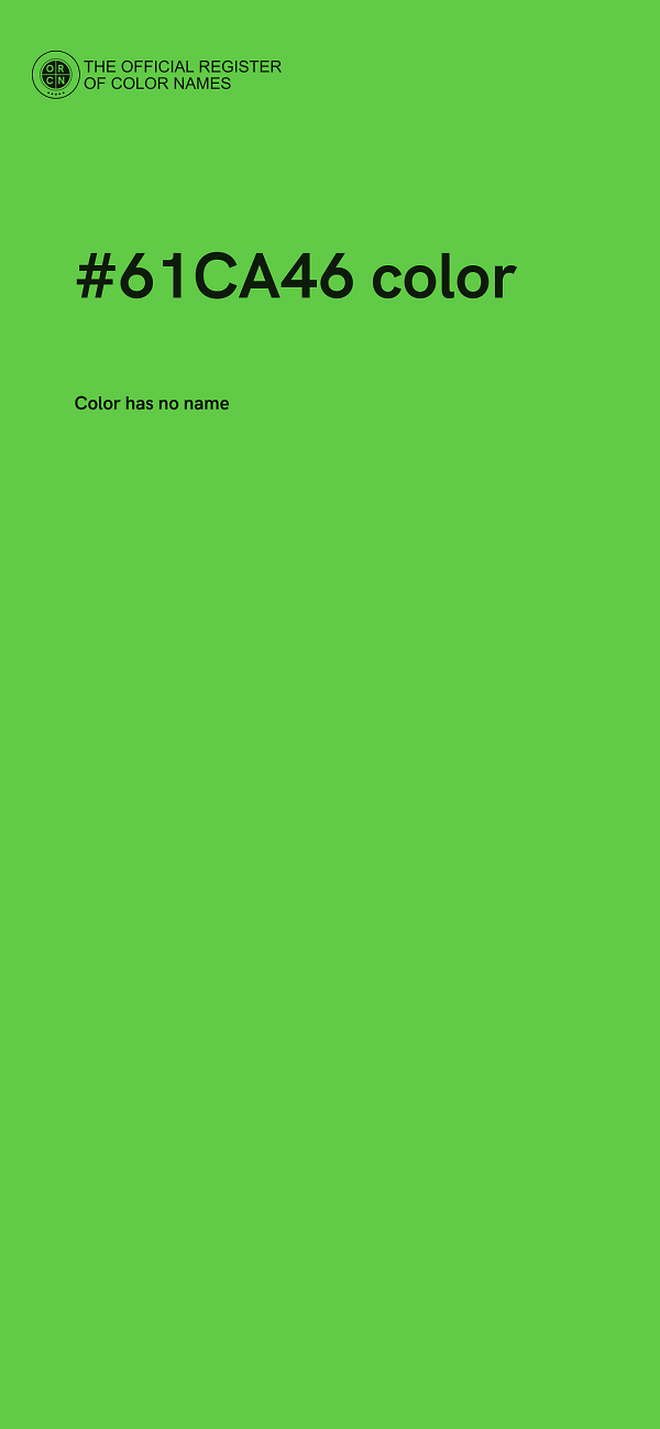 #61CA46 color image